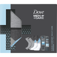 Dove Men+Care Clean Comfort Geschenkset met Sokken 4-delig