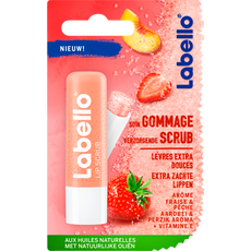 Labello Verzorgende Scrub Aardbei & Perzik