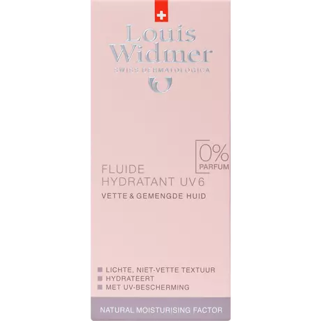 Louis Widmer Fluide Hydratant UV 6 Zonder Parfum 50 ML