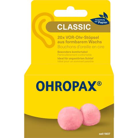 Ohropax Wasbolletjes Tegen Lawaai