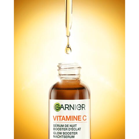 Garnier Skinactive 10% Pure Vit C Anti-Pigment Nachtserum + Hyaluron 30 ML