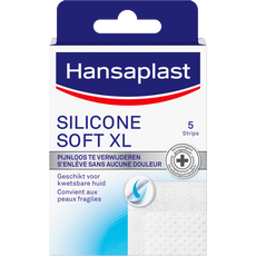 Hansaplast Silicone Soft XL Strips 5 stuks