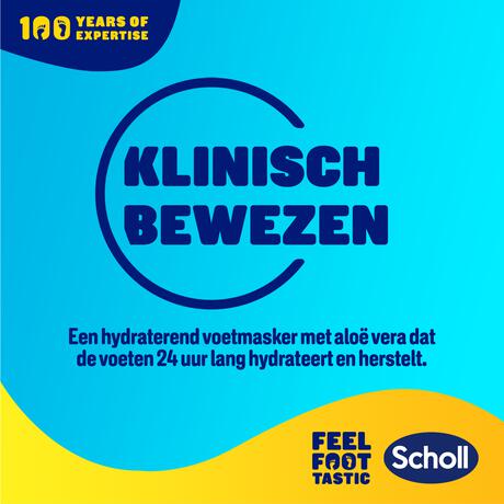 Dr.Scholl's Hydraterend & Verzachtend Voetmasker Aloe Vera 1 paar
