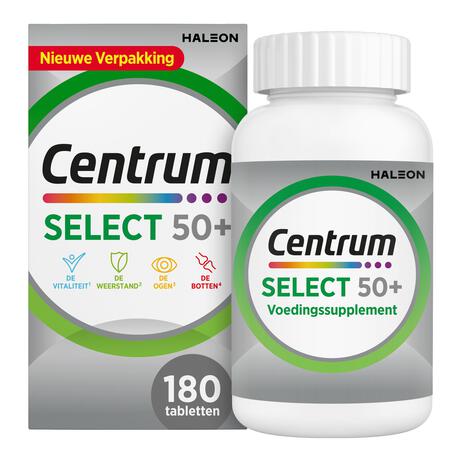 Centrum Select 50+ Multivitaminen Tabletten 180 stuks