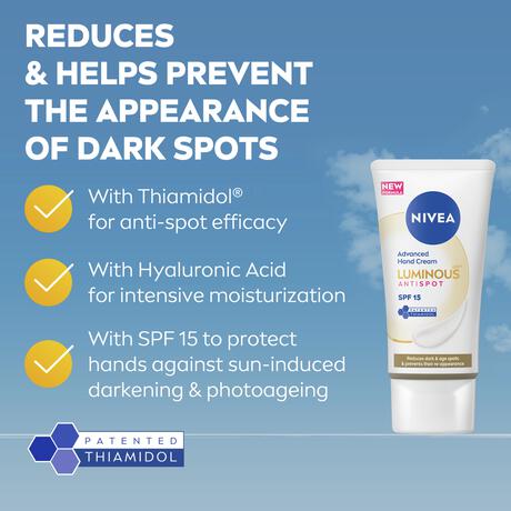 NIVEA Luminous630 Anti-Spot Handcrème SPF 15 50 ML