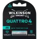 Wilkinson Sword Quattro Navulmesjes 4 stuks