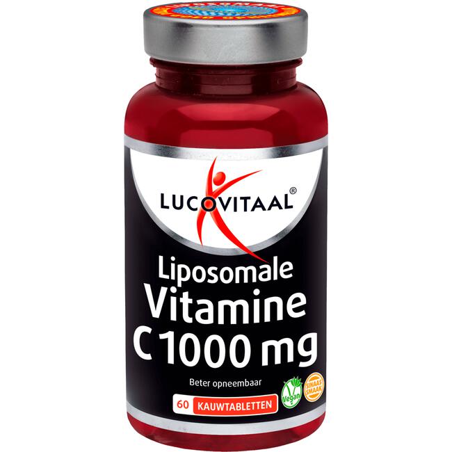Scenario Verzadigen Confronteren Lucovitaal Vitamine C1000 mg Liposomaal 60 stuk pot 60 EA | Etos