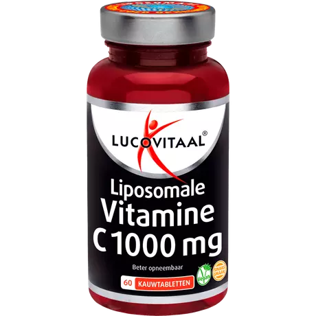 Lucovitaal Vitamine C 1000 mg Liposomaal Kauwtabletten 60 stuks