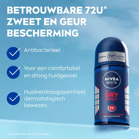 NIVEA MEN Dry Impact Deodorant Roller 50 ML