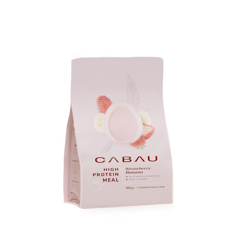 Cabau High Protein Meal Strawberry Banana 560 gram