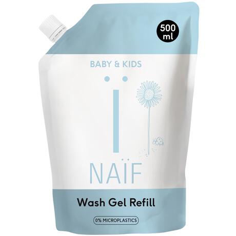 Naïf Baby & Kids Reinigende Wasgel Navulverpakking 500 ML