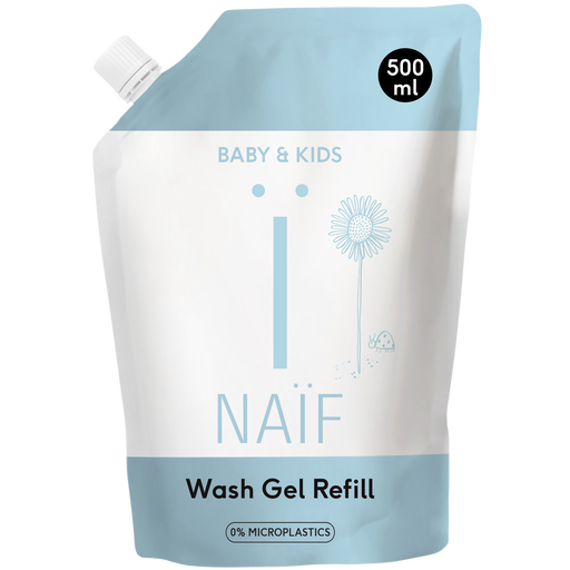 Naïf Baby & Kids Reinigende Wasgel Navulverpakking 500 ML