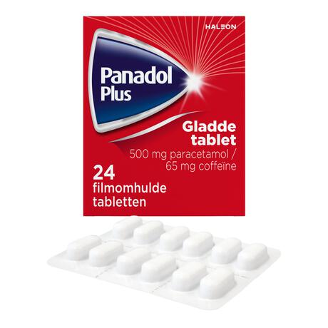 Panadol Plus Paracetemol Filmomhulde Gladde Tabletten 24 stuks