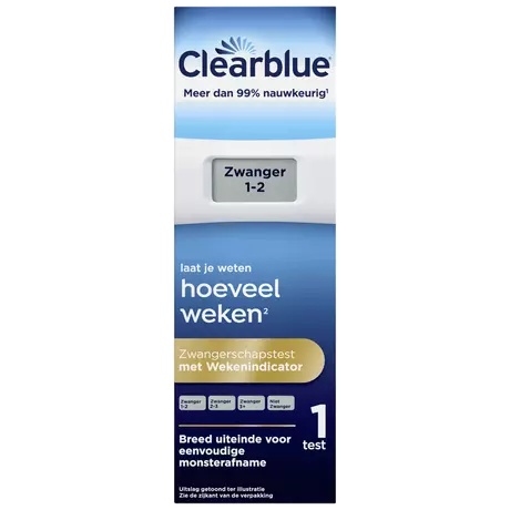 Clearblue Zwangerschapstest Met Wekenindicator 1 stuk