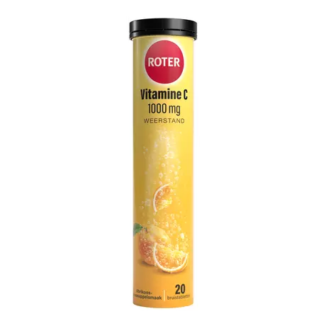 Roter Vitamine C 1000 MG Abrikoos Sinaasappel Bruistabletten 20 stuks