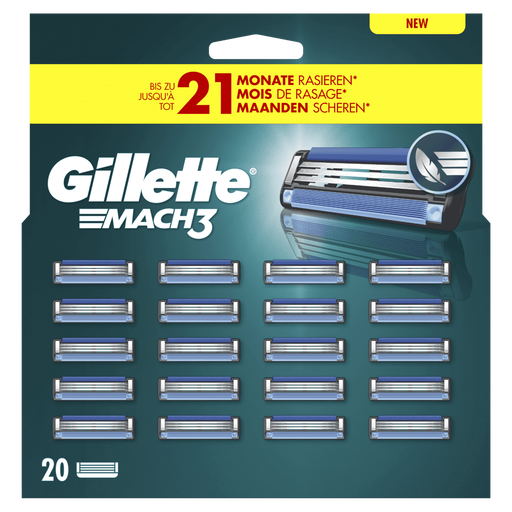 Gillette Mach3 Navulmesjes 20 stuks