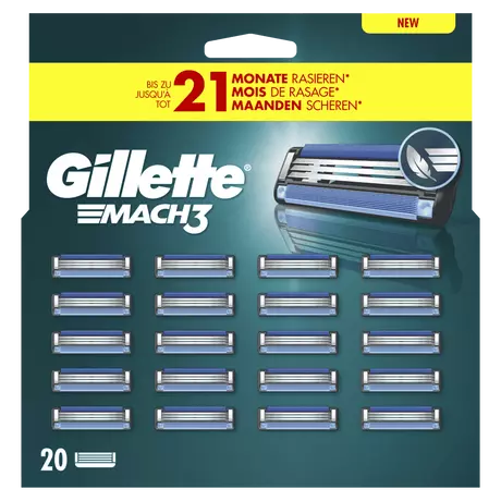 Gillette Mach3 Navulmesjes 20 stuks