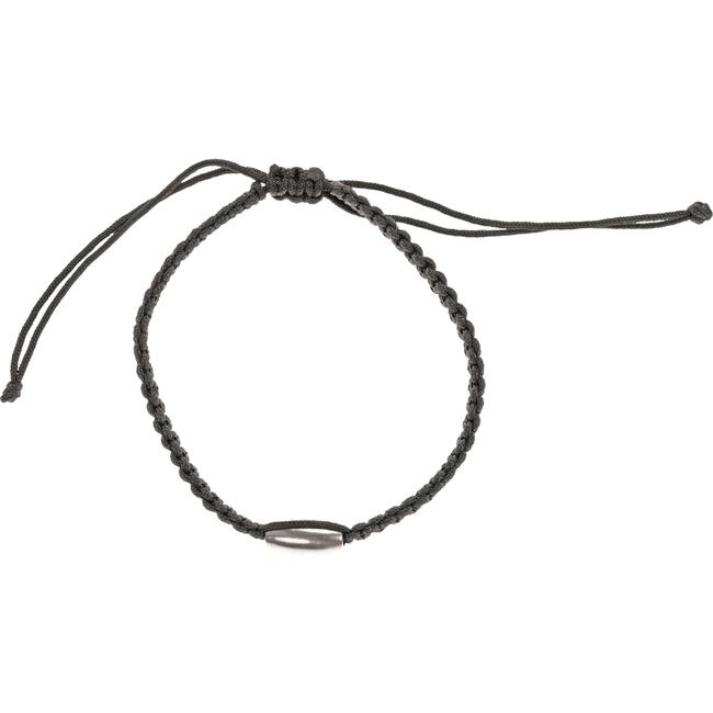 Splendid Fathersday Bracelet - Black Silver Round