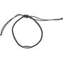 Splendid Fathersday Bracelet - Black Silver Round
