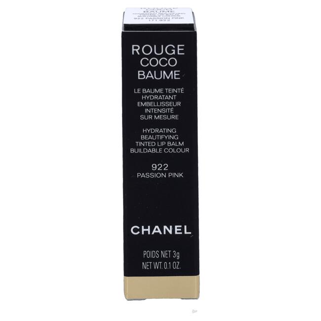 Chanel Rouge Coco Baume Hydrating Conditioning Lip Balm 922 Passion Pink
