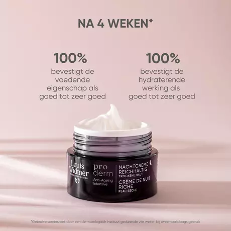 Louis Widmer Proderm Nachtcrème Rijke Textuur Zonder Parfum 50 ML