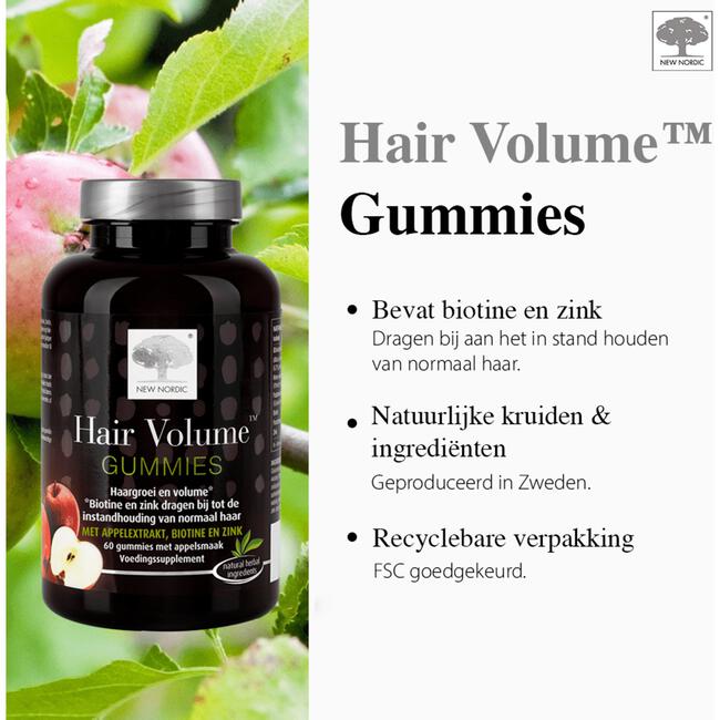 New Nordic Hair Volume Gummies