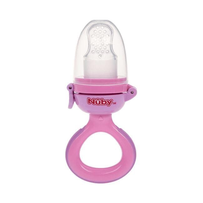 Nuby Siliconen Nibbler - 6m+ - Roze