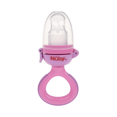 Nuby Siliconen Nibbler - 6m+ - Roze