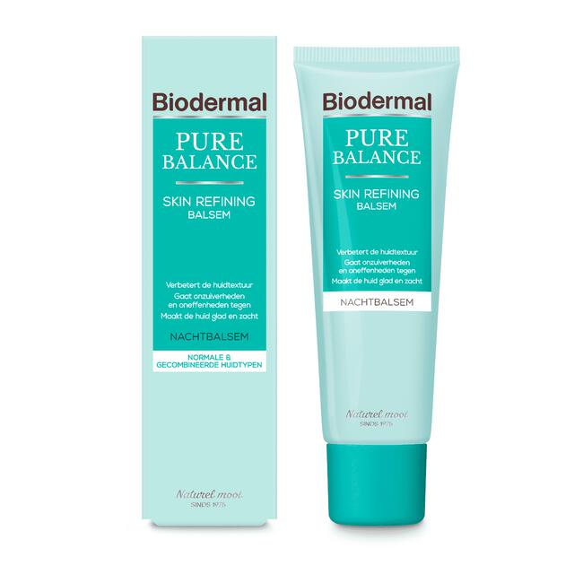 Biodermal Pure Balance Skin Refresh Nacht Balsem 50 ML