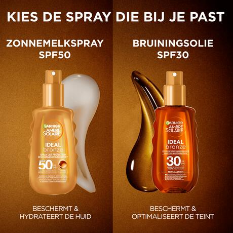 Garnier Ambre Solair Ideal Bronze Melkspray SPF30 150ML