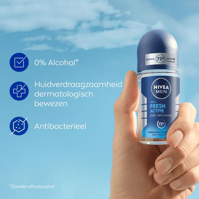 NIVEA MEN Fresh Active Deodorant Roller 50 ML