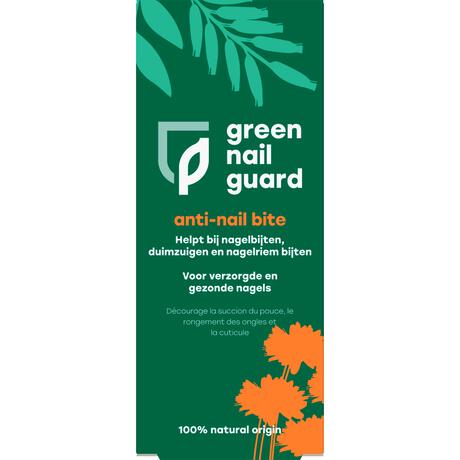 Green nail guard anti-nail bite