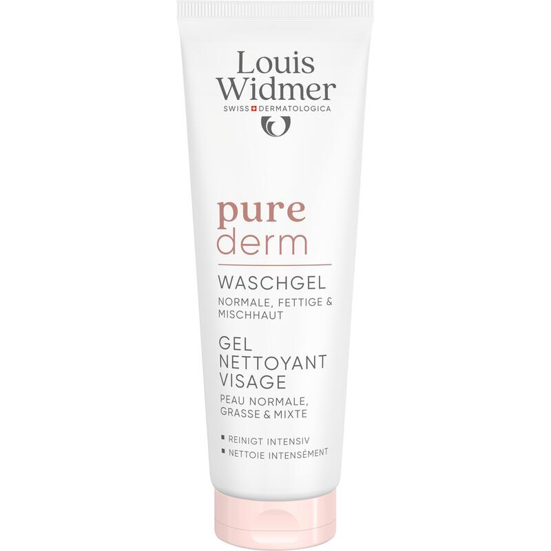Louis Widmer Purederm Wash Gel Gezicht Met Parfum 125 ML