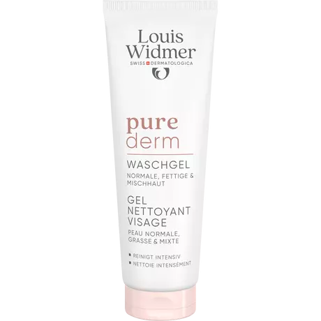 Louis Widmer Purederm Wash Gel Gezicht Met Parfum 125 ML