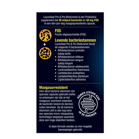 Lucovitaal Pre & Probiotica Capsules 30 stuks