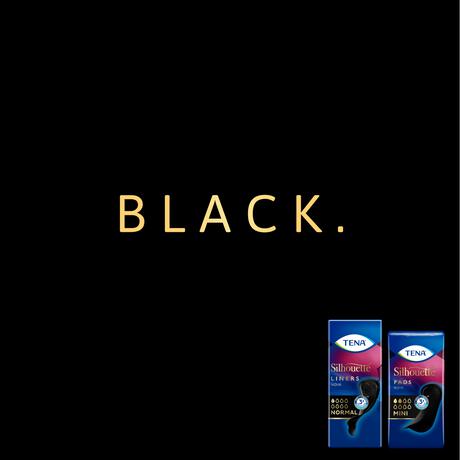 TENA Silhouette Noir Mini Verbanden 18 stuks