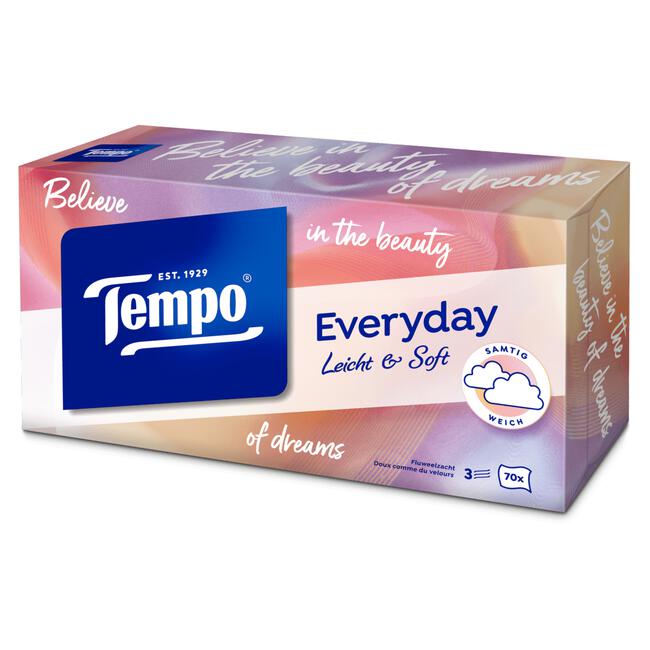 Tempo Light Box Tissues 70 stuks