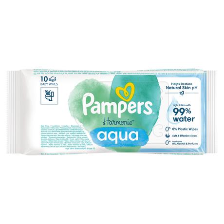 Pampers Harmonie Aqua Babydoekjes 10 stuks