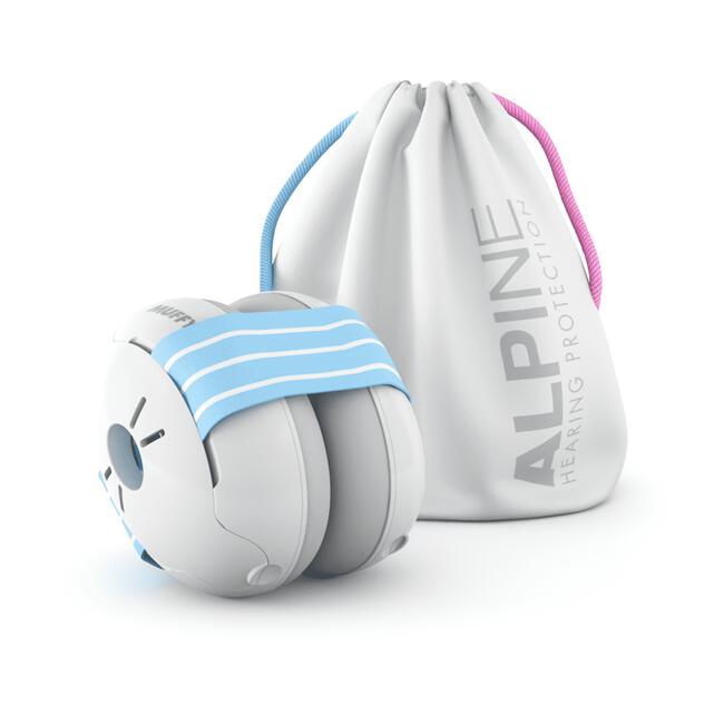 Alpine Muffy Baby Oorkap Voor Baby, Dreumes en Peuter Blauw 1 stuks