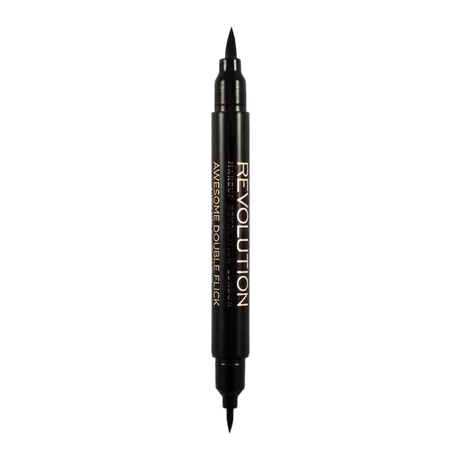 Revolution Thick & Thin Dual Liquid Eyeliner Black
