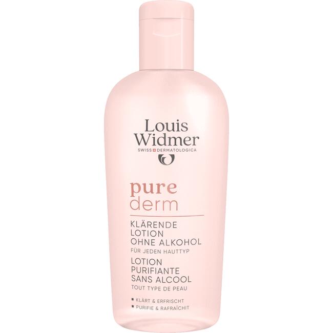 Louis Widmer Purederm Zuiverende Tonic Zonder Alcohol Zonder Parfum 200 ML