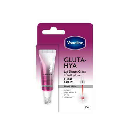Vaseline Gluta Hya Lip Serum Gloss Royal Plum 10 ML