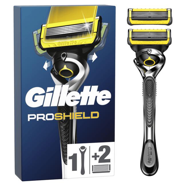 Gillette ProShield Scheersysteem Met 2 Navulmesjes