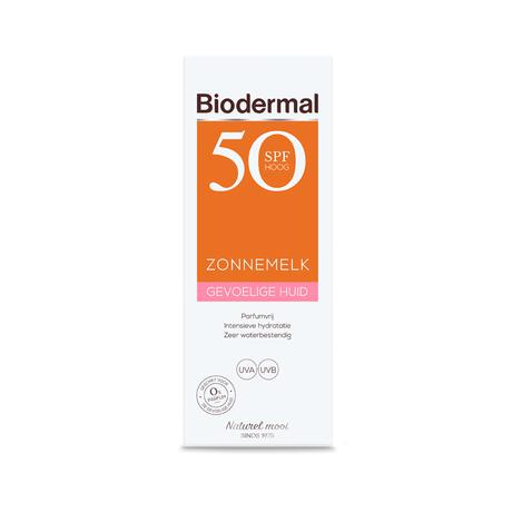 Biodermal Gevoelige Huid Zonnemelk SPF50+ 200 ML