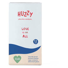 Huzzy Vegan Condoms Ultra Thin 12-pack