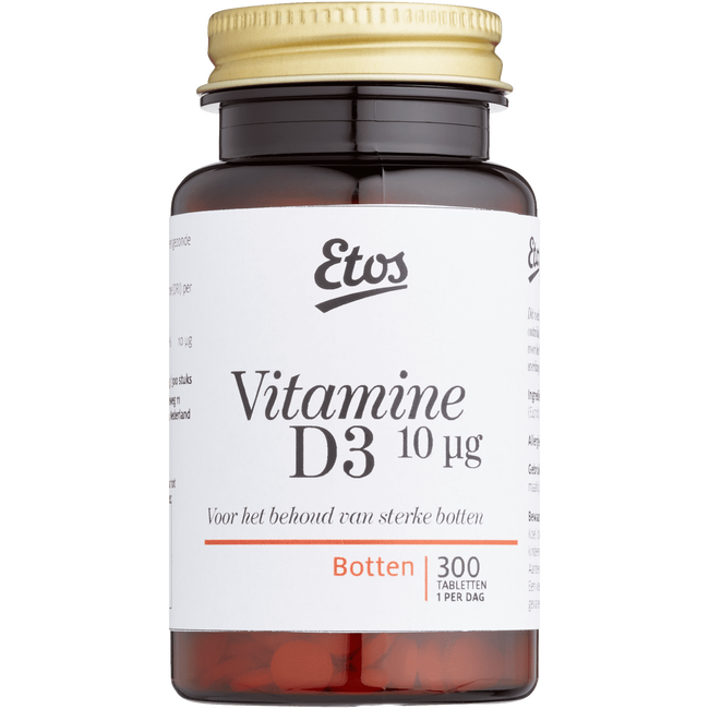 Etos Vitamine D3 10 ug Tabletten