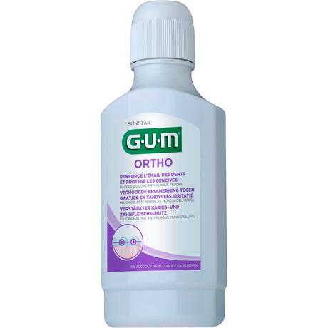 GUM® ORTHO Mondwater - 300ML