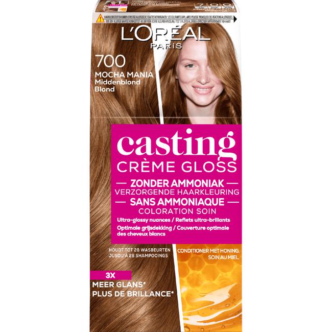 L'Oréal Paris Casting Crème Gloss Haarverf 700 Mocha Mania Middenblond