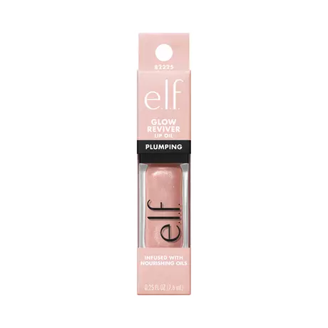 e.l.f. Glow Reviver Plumping Lip Oil Light Soft Pink Shimmer
