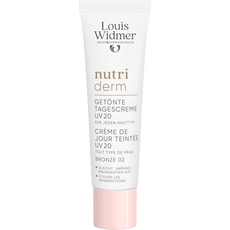 Louis Widmer Nutriderm Getinte Dagcrème UV SPF20 Bronze 02 Zonder Parfum 30 ML